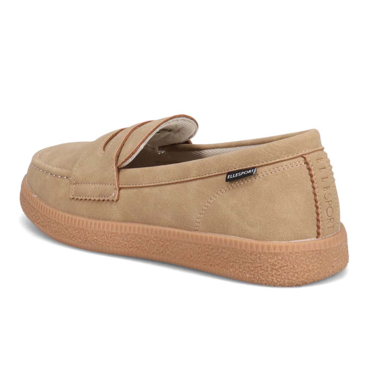 【ユニセックス】エル スポーツ ELLESPORT　オンオフ兼用！歩きやすさを追求したローファースニーカー　ESP14509 BEIGE 23.0