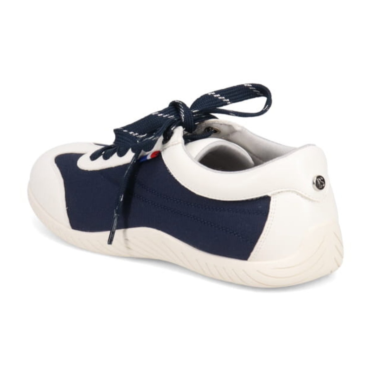 エル スポーツ ELLESPORT ドライビングレースアップスニーカー NAVY-TX 23.0