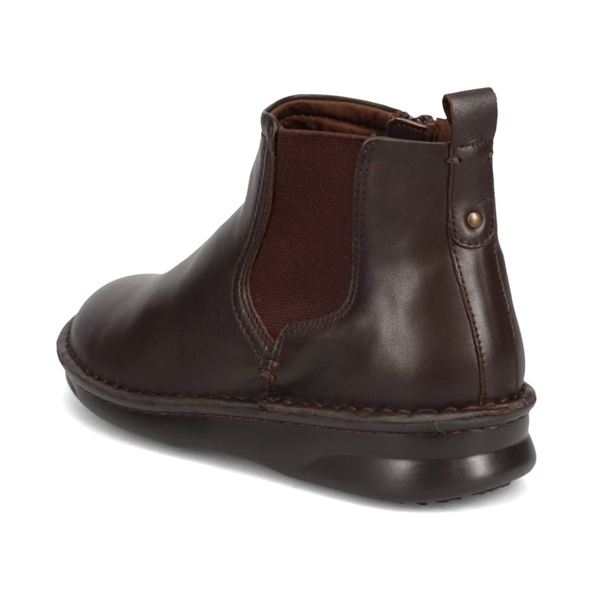 シティ ゴルフ City Golf  ゆったり足入れアウトステッチ製法  サイドゴアブーツ　GFL20120 D-BROWN 23.0