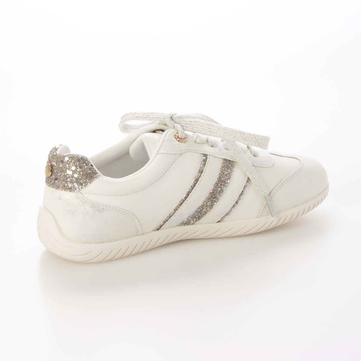 HIROKO KOSHINO レースアップスニーカー　HKL9000 WHITE 23.0