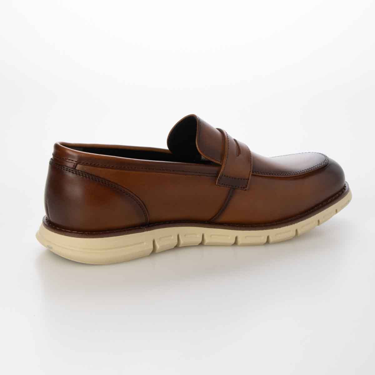 HIROKO KOSHINO HOMME  メンズ スリッポンドレスシューズ　HR5014 BROWN 25.0