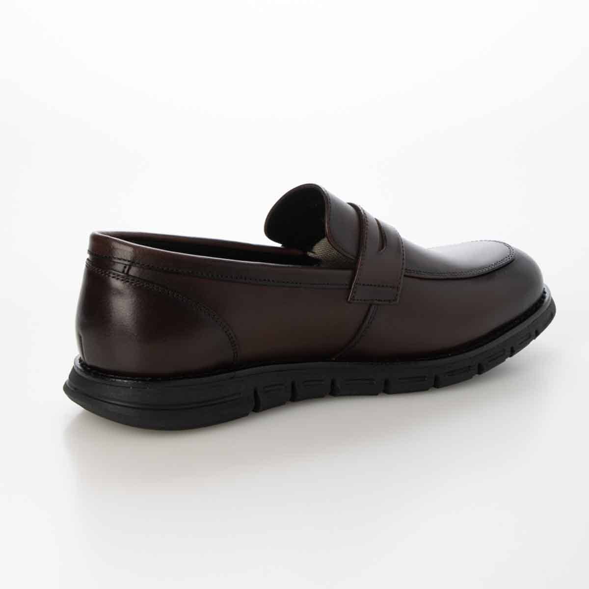 HIROKO KOSHINO HOMME  メンズ スリッポンドレスシューズ　HR5014 D-BROWN 25.0