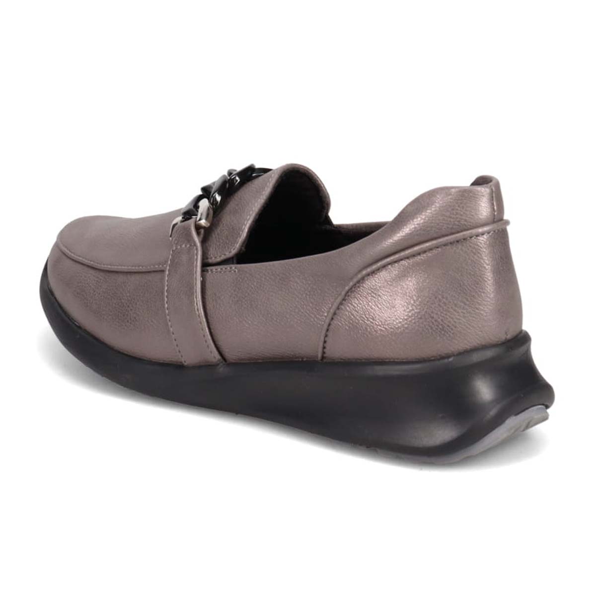 【防滑】HIROKO KOSHINO FEMME　グラスファイバー入り寒冷地用ソールの上品なローファー　HRL2022 ETHANE 23.0