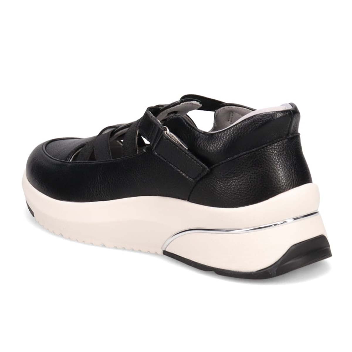 HIROKO KOSHINO FEMME クイックフィット ストラップ付スリッポンシューズ　HRL5009 BLACK 23.0