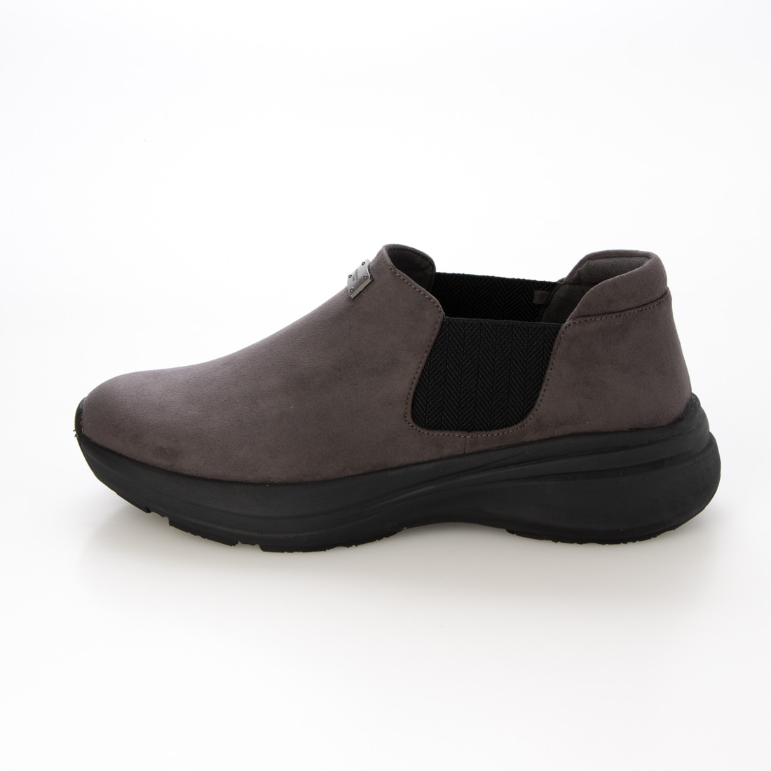 HIROKO KOSHINO FEMME シンプルなサイドゴアブーティ HRL5012 GRAY-SILKY 23.0