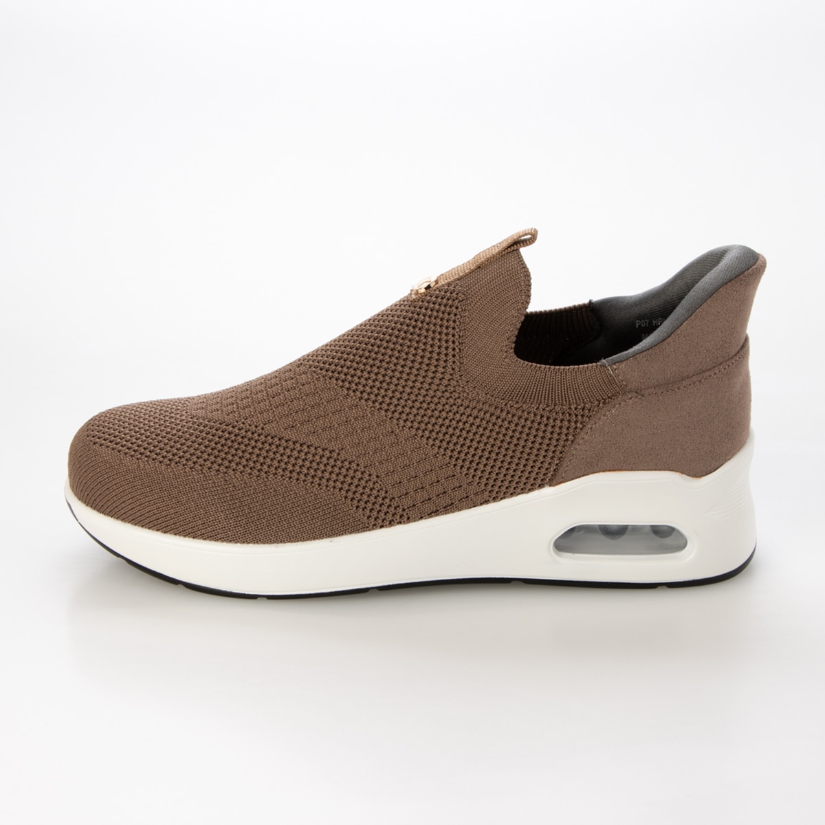 HIROKO KOSHINO FEMME シンプルニットのクイックフィットスリッポンスニーカー HRL9000 OAK 23.0