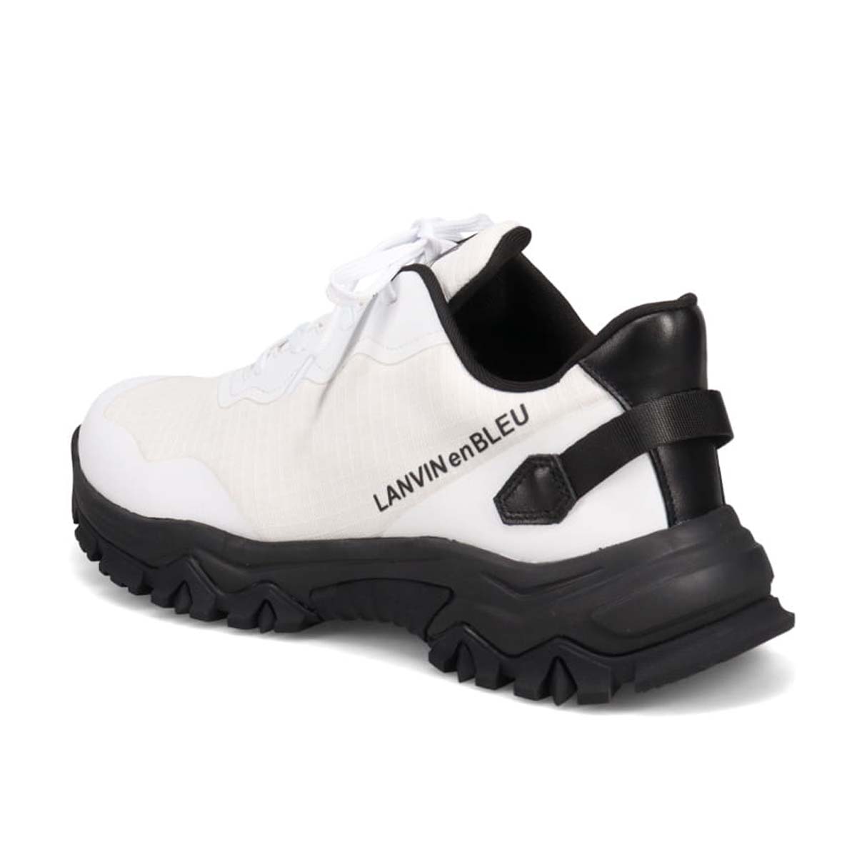 ランバンオンブルー LANVIN en Bleu 「リカバリーインソール」搭載で指圧効果により血行を115％促進。トレイルランニングスニーカー　LB1006XR WHITE 25.0