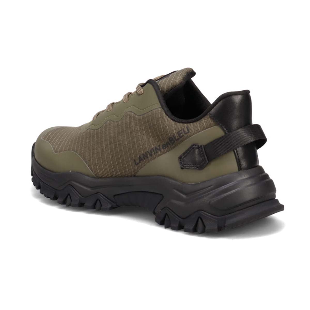 ランバンオンブルー LANVIN en Bleu  トレイルランニングスニーカー　LB1007 KHAKI 25.0