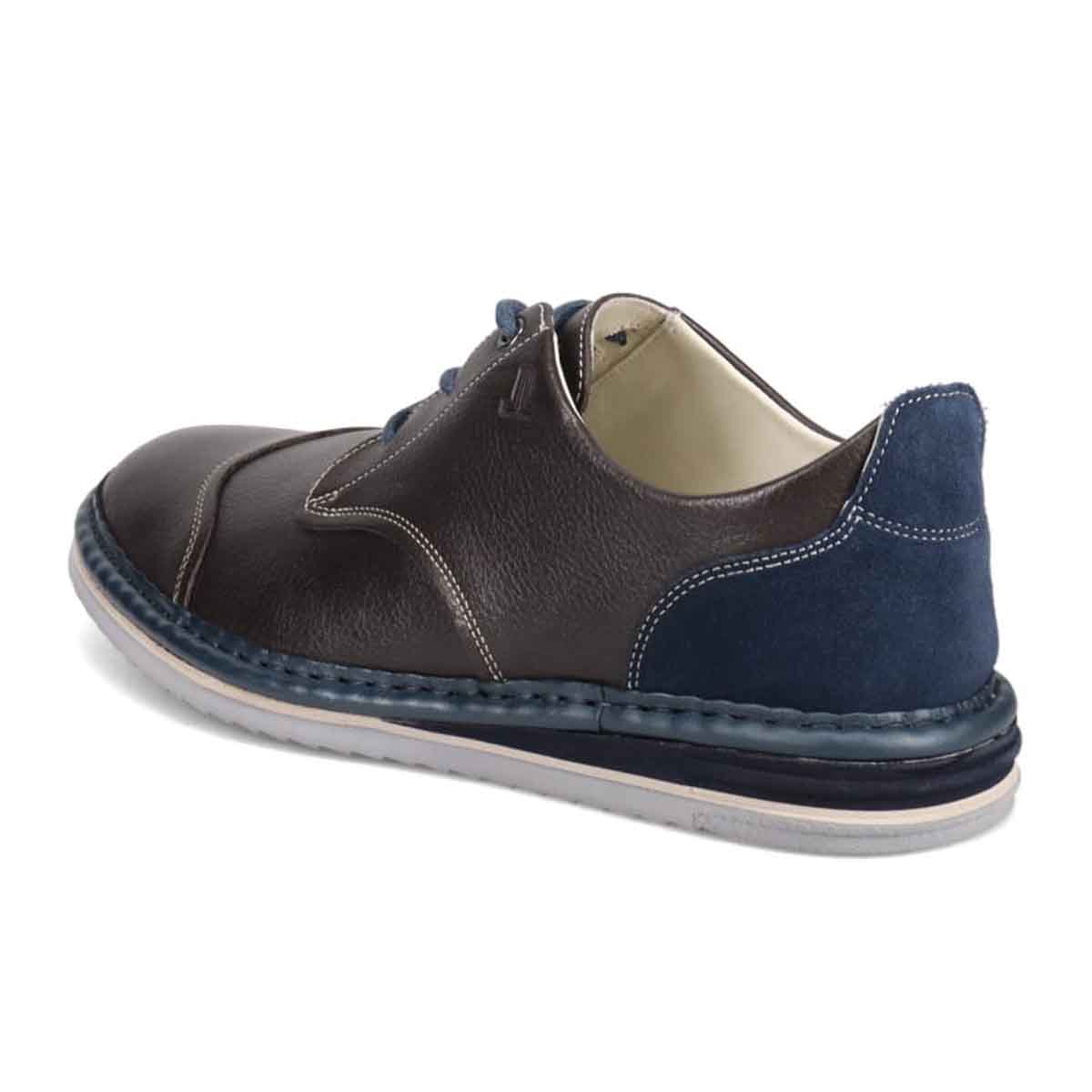 ランバンオンブルー LANVIN en Bleu 「Recovery Shiatsu Insole」搭載で指圧効果により血行を115％促進。LANVIN en Bleu　レースアップ カジュアルシューズ  LB1014XR D-GRAY 25.0