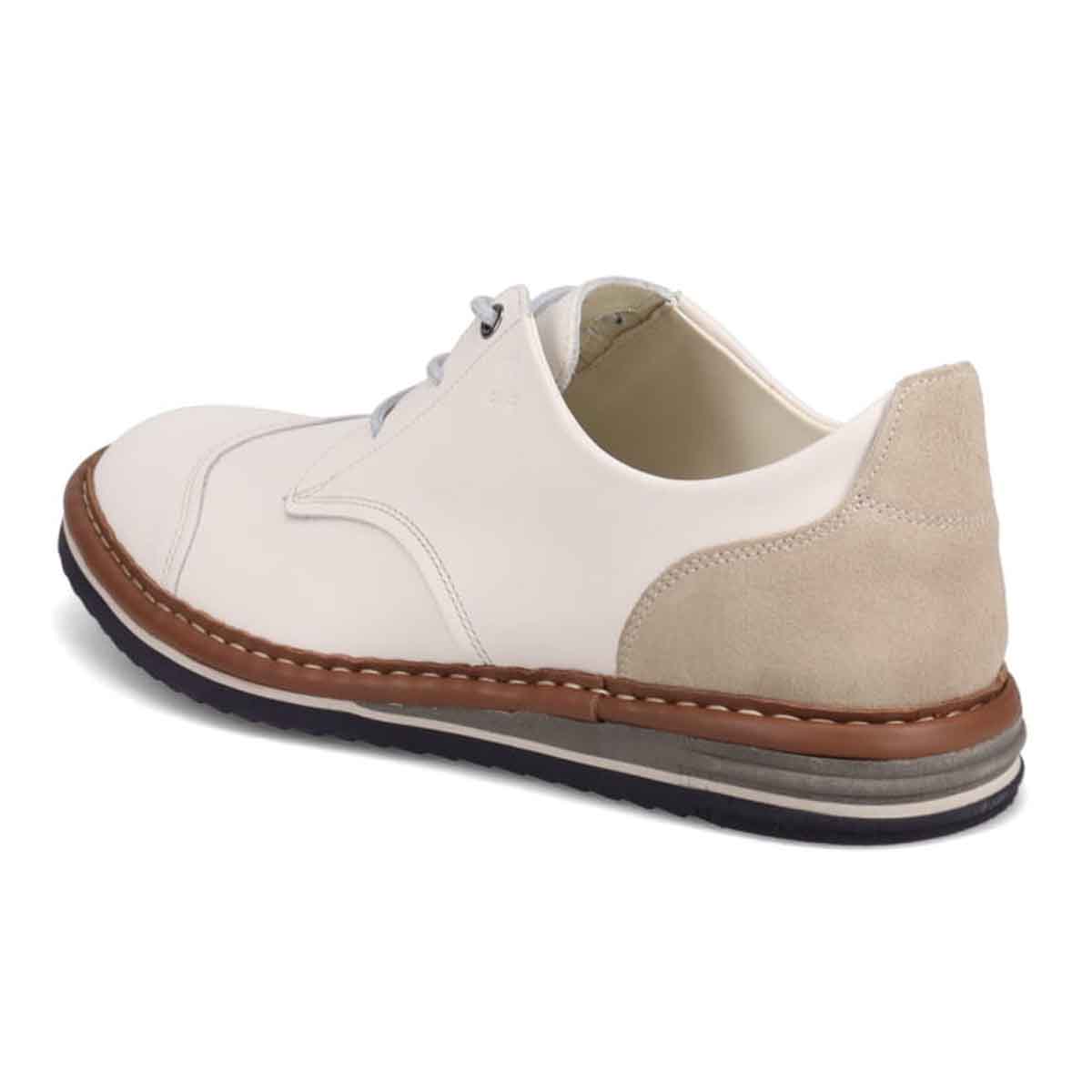 ランバンオンブルー LANVIN en Bleu 「Recovery Shiatsu Insole」搭載で指圧効果により血行を115％促進。LANVIN en Bleu　レースアップ カジュアルシューズ  LB1014XR WHITE 25.0