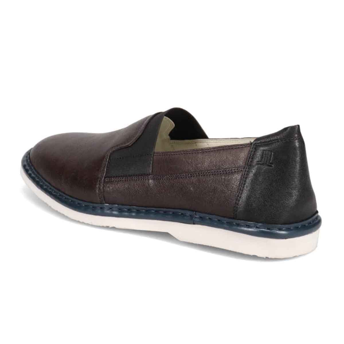 ランバンオンブルー LANVIN en Bleu 「Recovery Shiatsu Insole」搭載で指圧効果により血行をよくする。LANVIN en Bleu　ローファースリップオンシューズ  LB1015XR D-GRAY 25.0