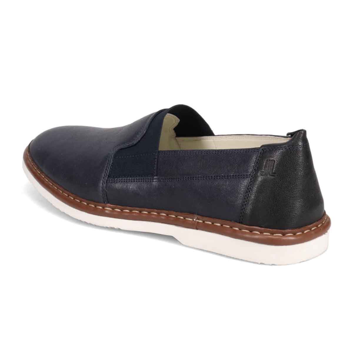 ランバンオンブルー LANVIN en Bleu 「Recovery Shiatsu Insole」搭載で指圧効果により血行をよくする。LANVIN en Bleu　ローファースリップオンシューズ  LB1015XR NAVY 25.0