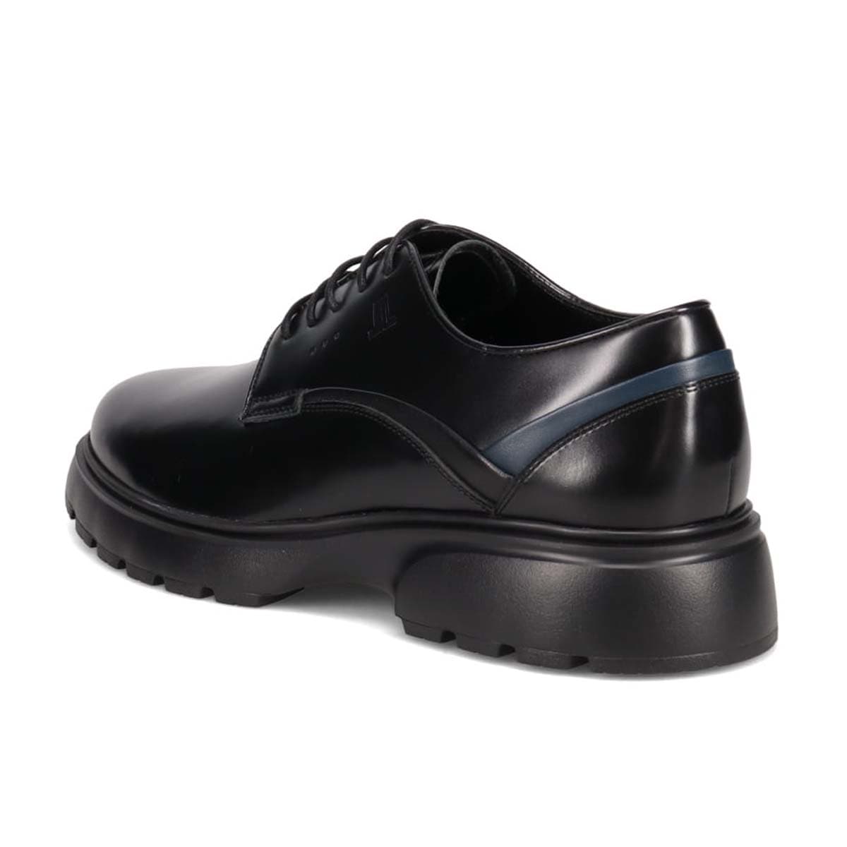 ランバンオンブルー LANVIN en Bleu 「リカバリーインソール」搭載で指圧効果により血行を115％促進。外羽根レースアップドレスカジュアルシューズ　LB3001XR BLACK 25.0