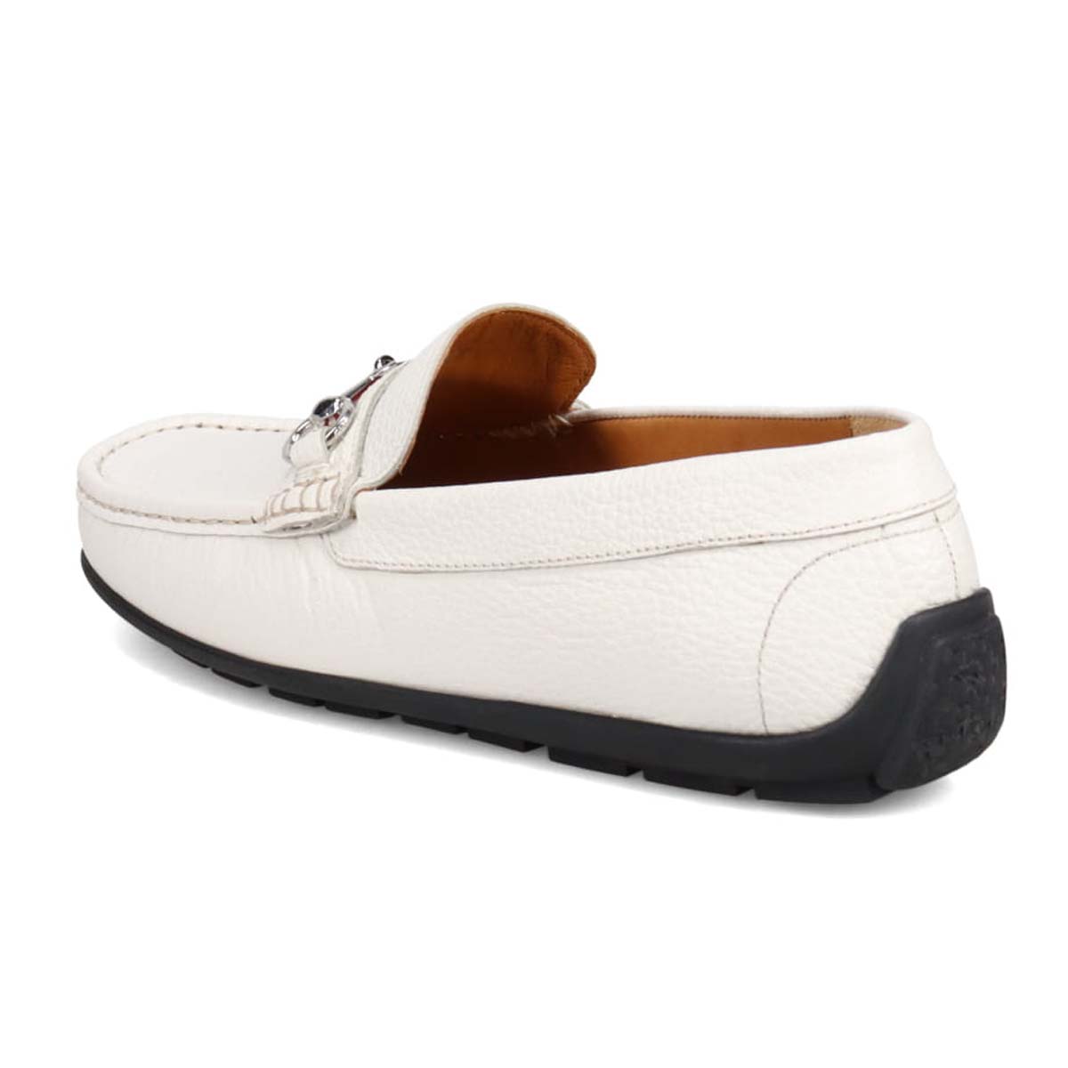 ルーテシア LUTECIA ビット付きソフトドライビングシューズ  LU8102 WHITE 25.0