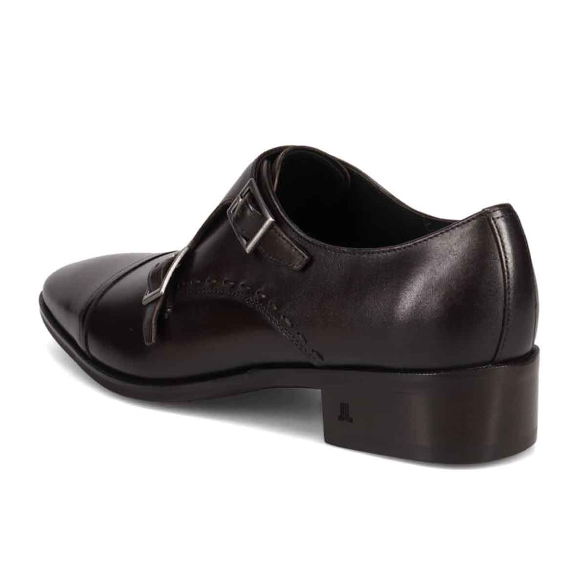 ランバンコレクション LANVIN COLLECTION 「Recovery Shiatsu Insole」搭載で指圧効果により血行をよくする。ダブルモンクストラップドレスシューズ　LV1021XR D-BROWN 25.0