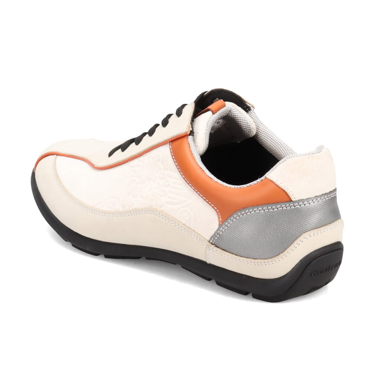 マドラス madras metaインソール搭載  レザースニーカー　M500MT WHITE/ORANGE 25.0