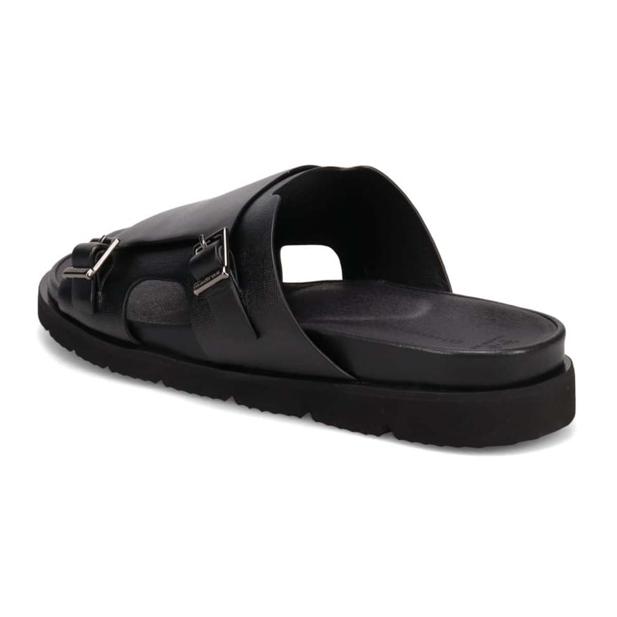 マドラス madras メタインソール搭載シューズ  レザーサンダル  M532MT BLACK-EB M（25.0～25.5ｃｍ）