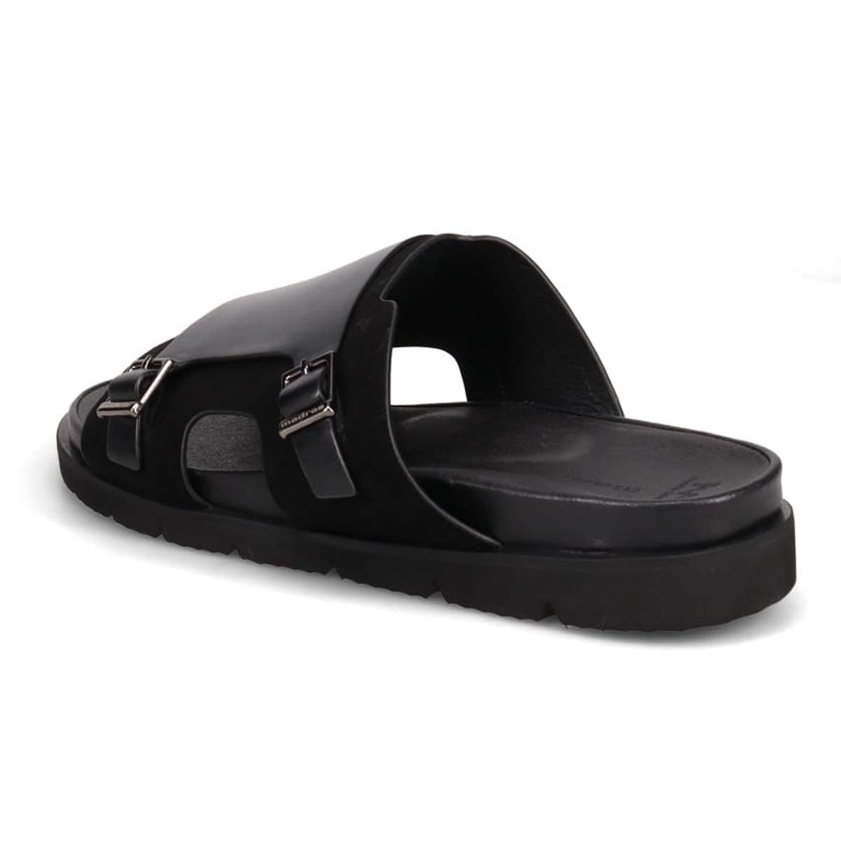 マドラス madras メタインソール搭載シューズ  レザーサンダル  M532MT BLACK-SILKY M（25.0～25.5ｃｍ）