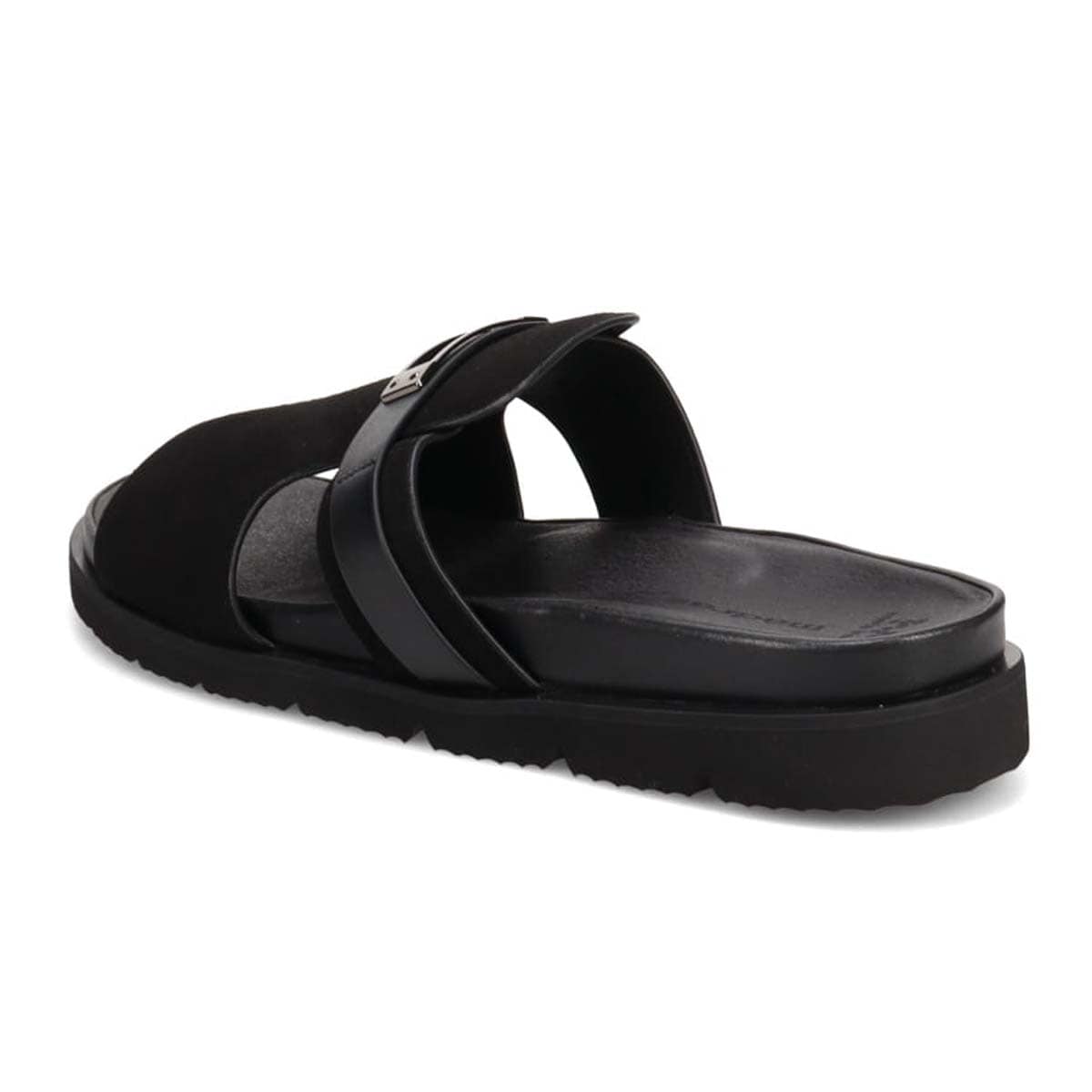 マドラス madras メタインソール搭載シューズ  レザーサンダル  M533MT BLACK-SILKY M（25.0～25.5ｃｍ）