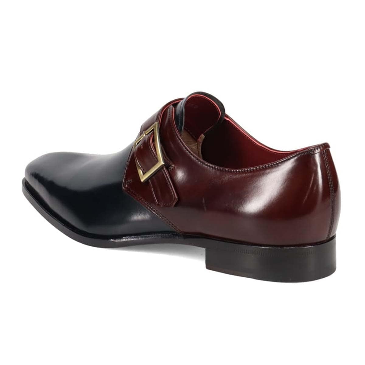マドラス madras metaインソール搭載シューズ  モンクストラップドレスシューズ　M559MT NAVY/D-BROWN 25.0