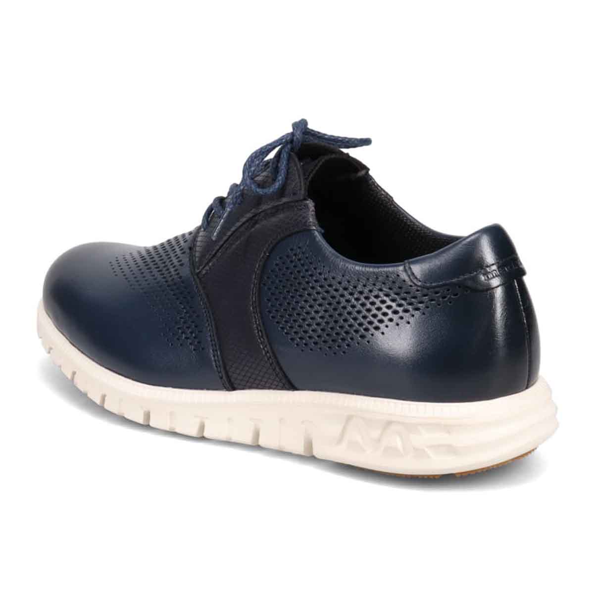 マドラス madras 特許 Recovery meta insole搭載シューズ メンズカジュアルレザースニーカー　M572MT NAVY 25