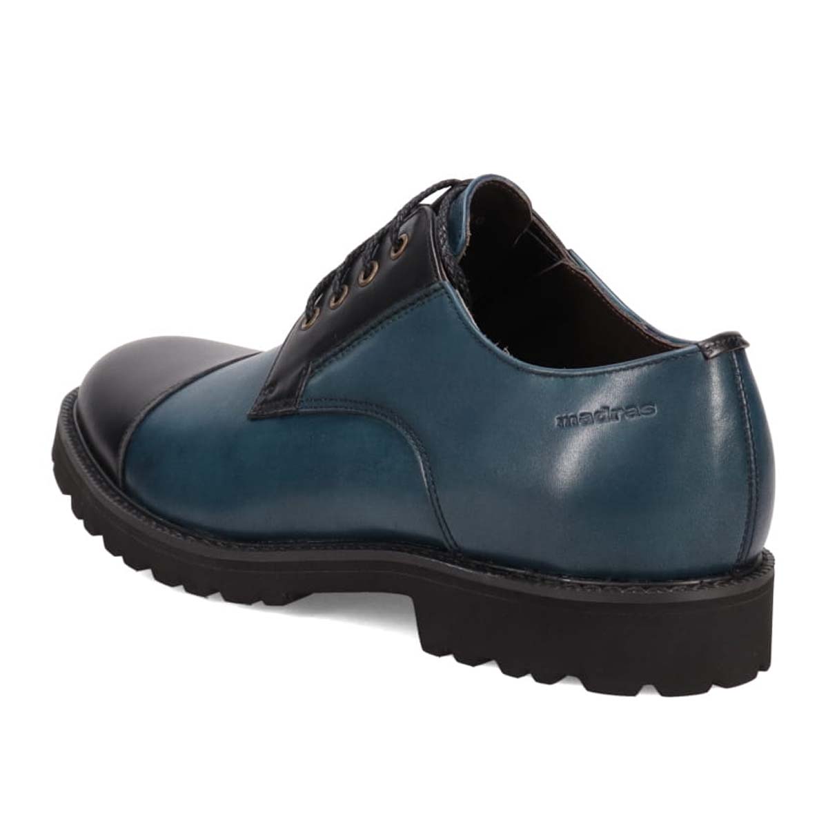 【ウィメンズサイズ】マドラス madras metaインソール搭載シューズ  レースアップカジュアルシューズ　MS651MT BLACK/NAVY 23.0