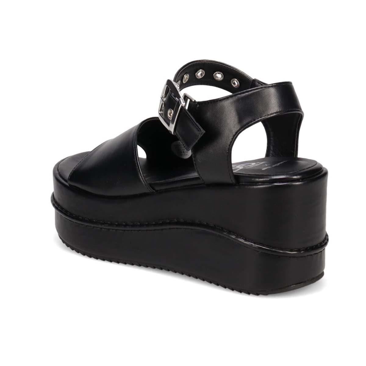 最旬トレンドを履きこなす！マドラス madras TGC in あいち・なごや 2026 出演モデル着用シューズ　厚底サンダル　MAL7583TGC BLACK M（23.0cm～23.5cm）