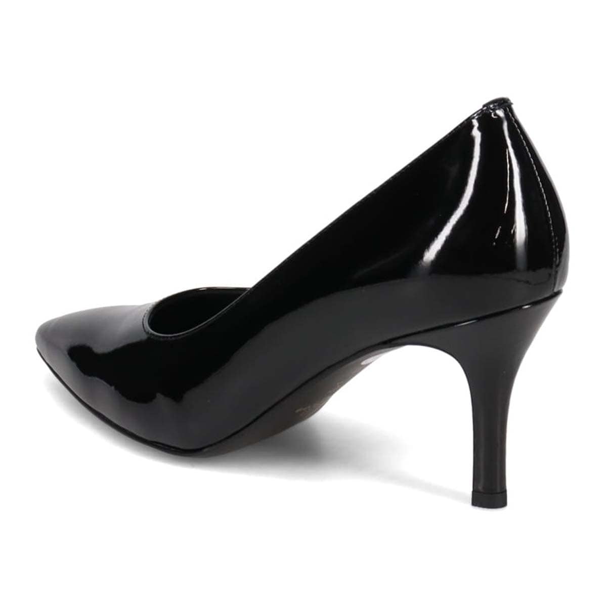 マドラス madras metaインソール搭載 7.0cm  ポインテッドトゥパンプス MAL9105MT BLACK-ENAMEL 23.0