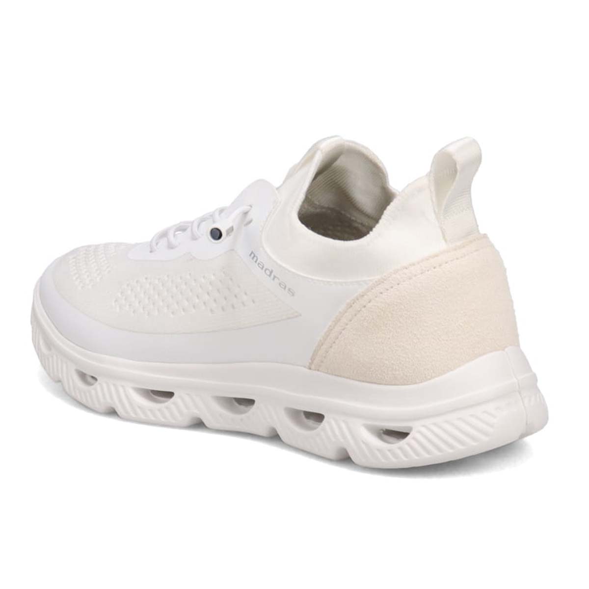 マドラス madras 特許 リカバリーメタインソール搭載  快適な履き心地を追求したスタイリッシュニットスニーカー　MAL9137AMT WHITEWHITE 23.0