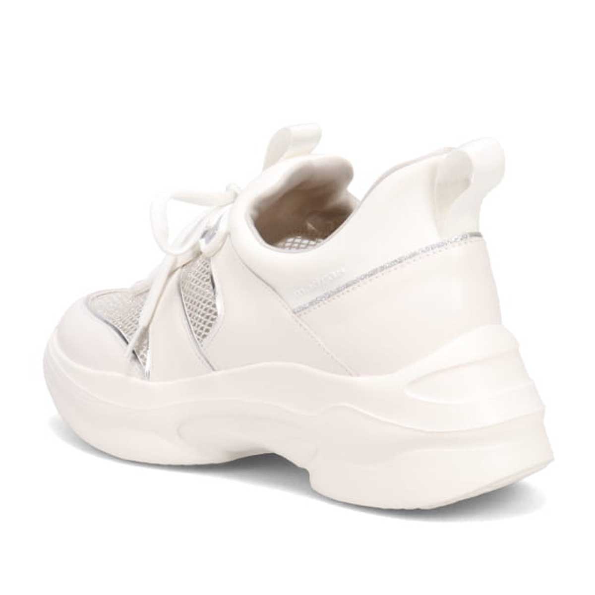 マドラス madras 特許 metaインソール搭載　スタイルアップ厚底スニーカー　MAL9159MT WHITE 23