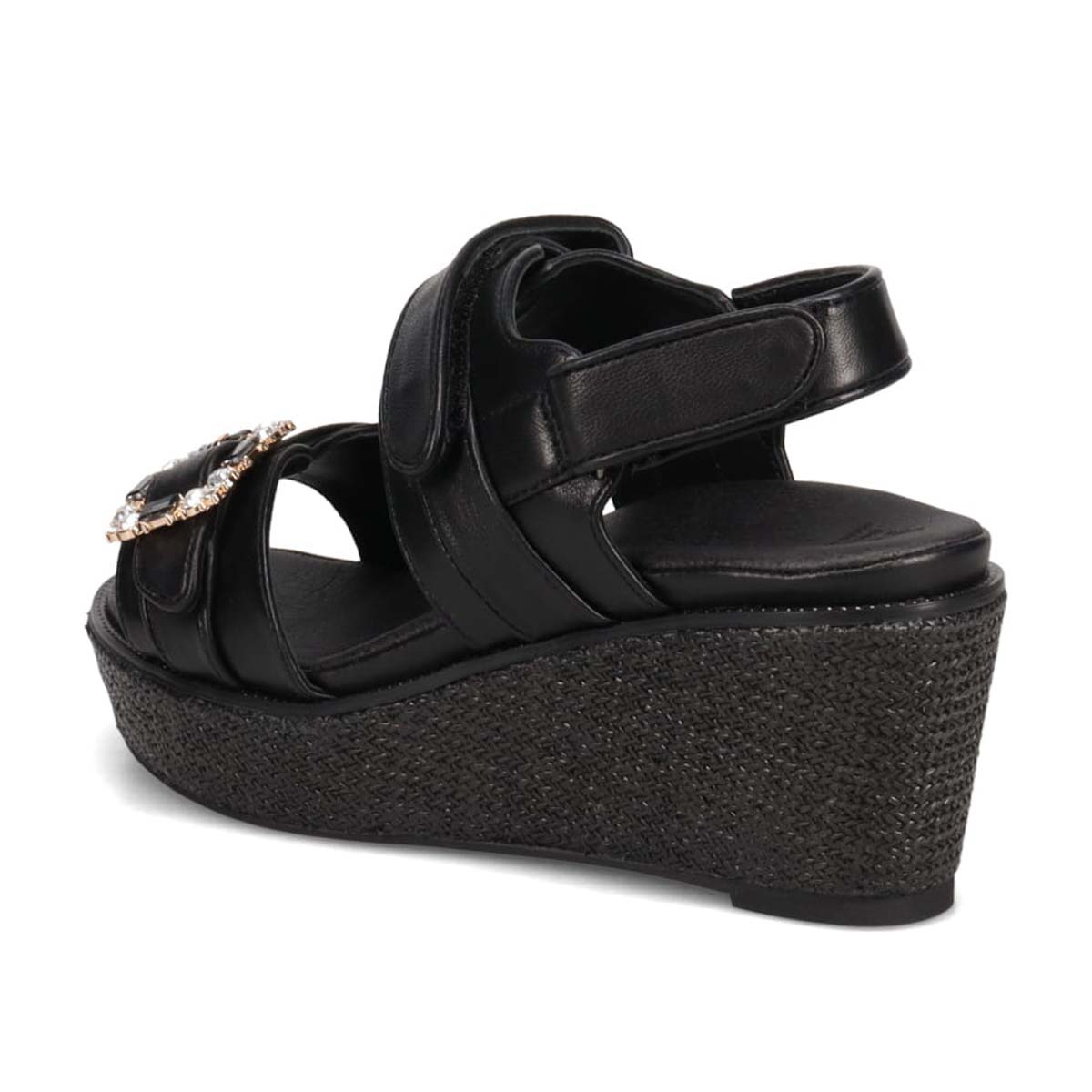 マドラス madras リカバリーmetaインソール搭載　スタイルアップ厚底サンダル　MAL9160MT BLACK M(23.5cm相当)