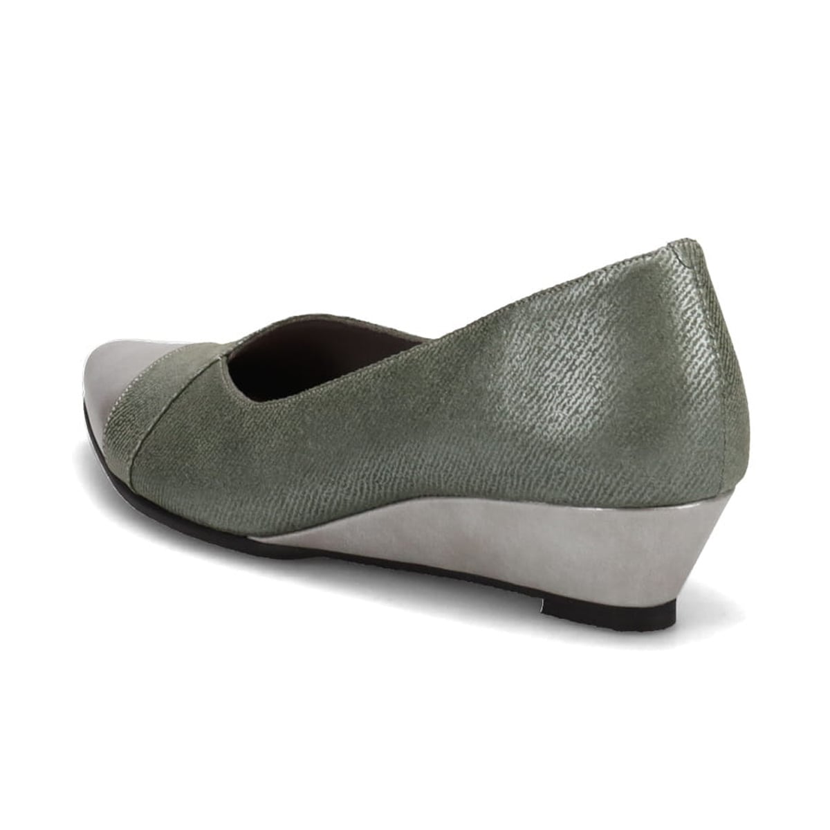 ミッシー デ ミッシー missy des missy 斜めカットが特徴のデザインパンプス MMD3626 KHAKI-PRINT 23.0