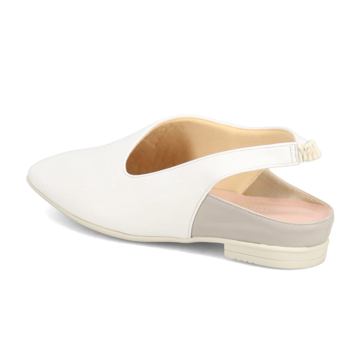 ミッシー デ ミッシー missy des missy 斜めカットデザインパンプス　MMD3634 WHITE 23.0