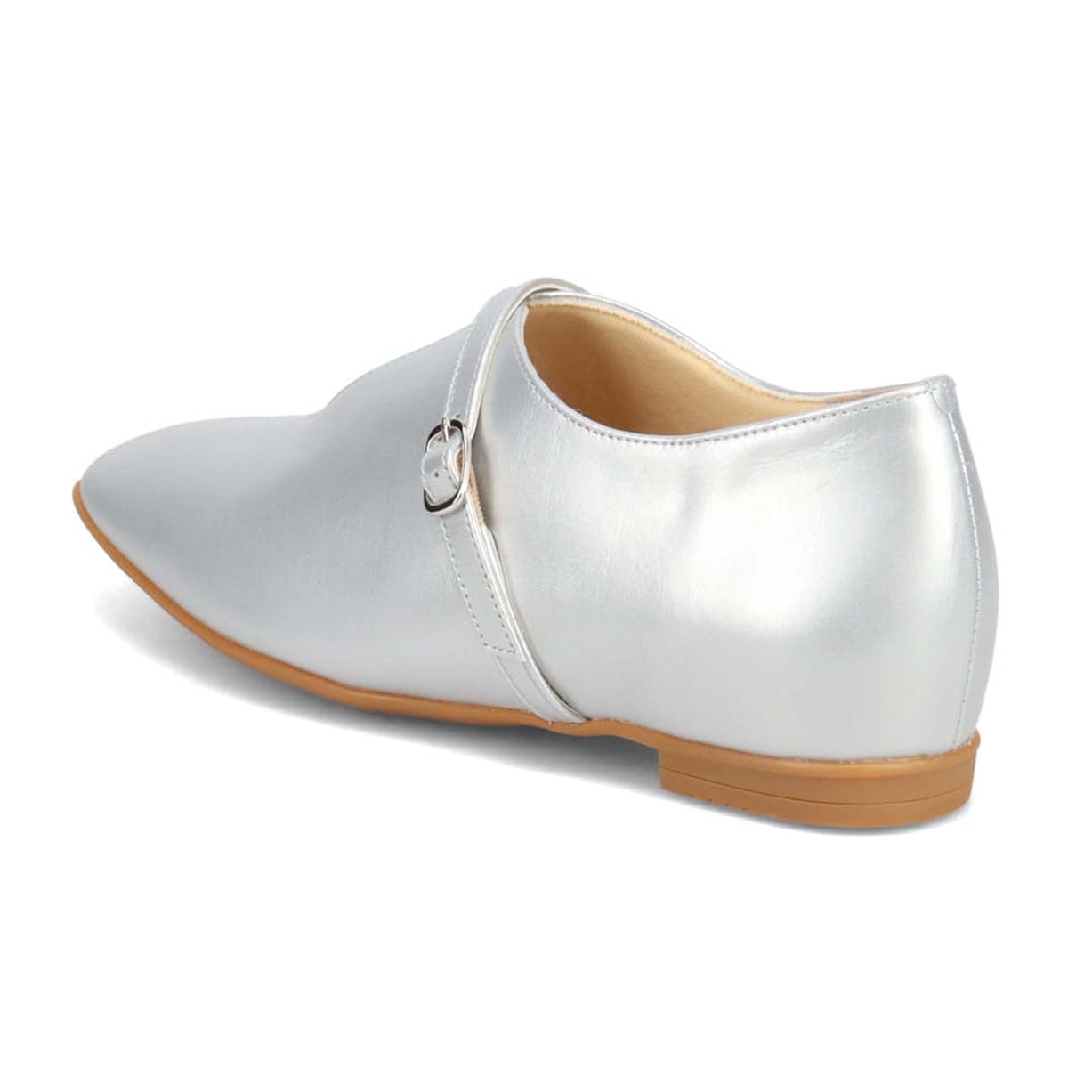 ミッシーデミッシー missy des missy 甲ベルト フラットシューズ　MMD3640 SILVER 23.0