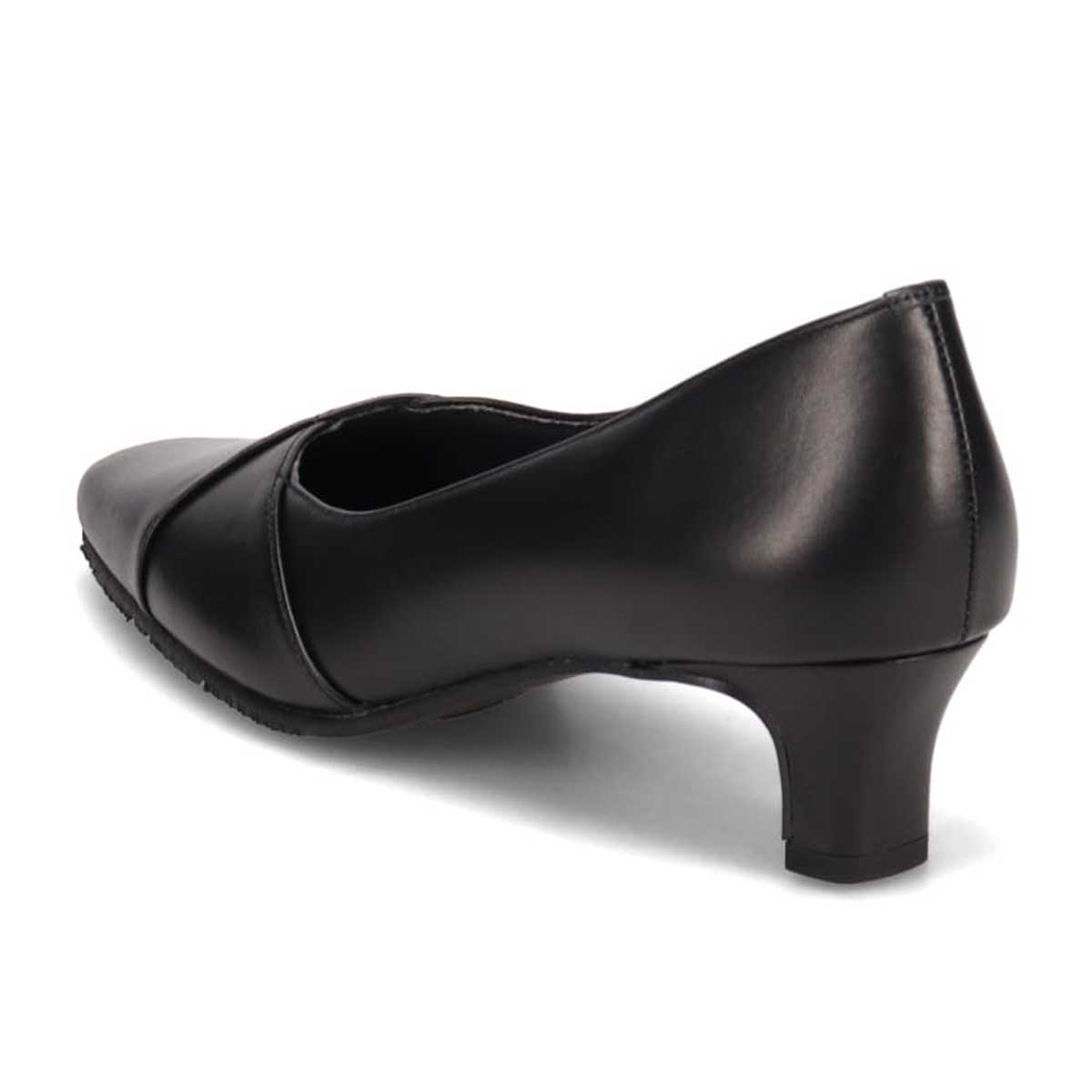【防滑ソールタイプ】ミッシー デ ミッシー missy des missy Ｖカットラインが綺麗なデザインパンプス　MMD5149H BLACK 23.0