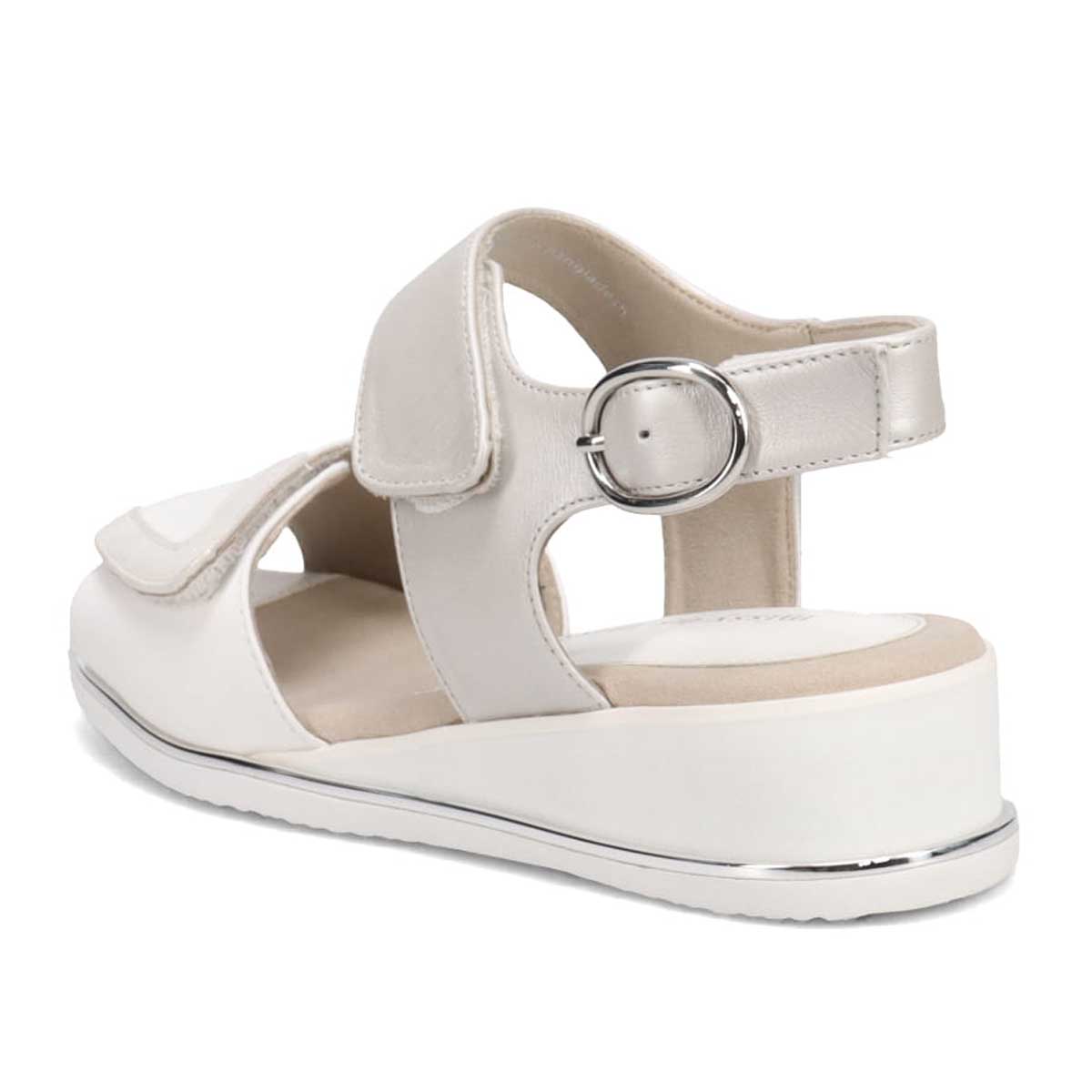 ミッシーデミッシー missy des missy EVA加工ソールのスポーツサンダル  MMD7526 WHITE/SILVER M