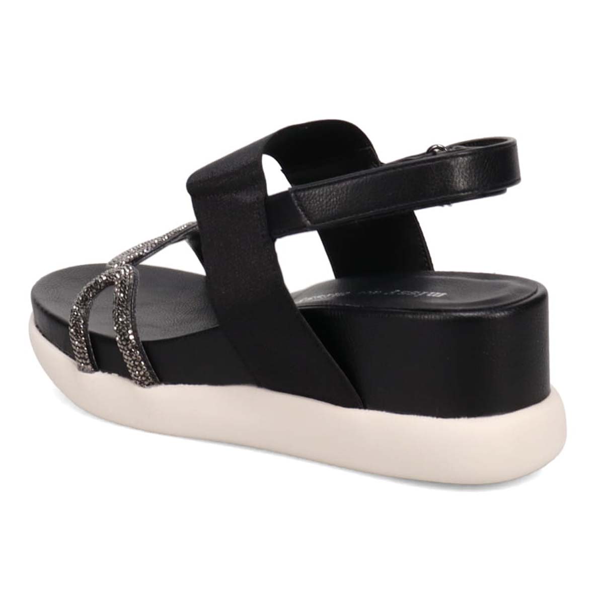 ミッシーデミッシー missy des missy ウェッジヒールサンダル　MMD8001 BLACK M　(23.0～23.5)