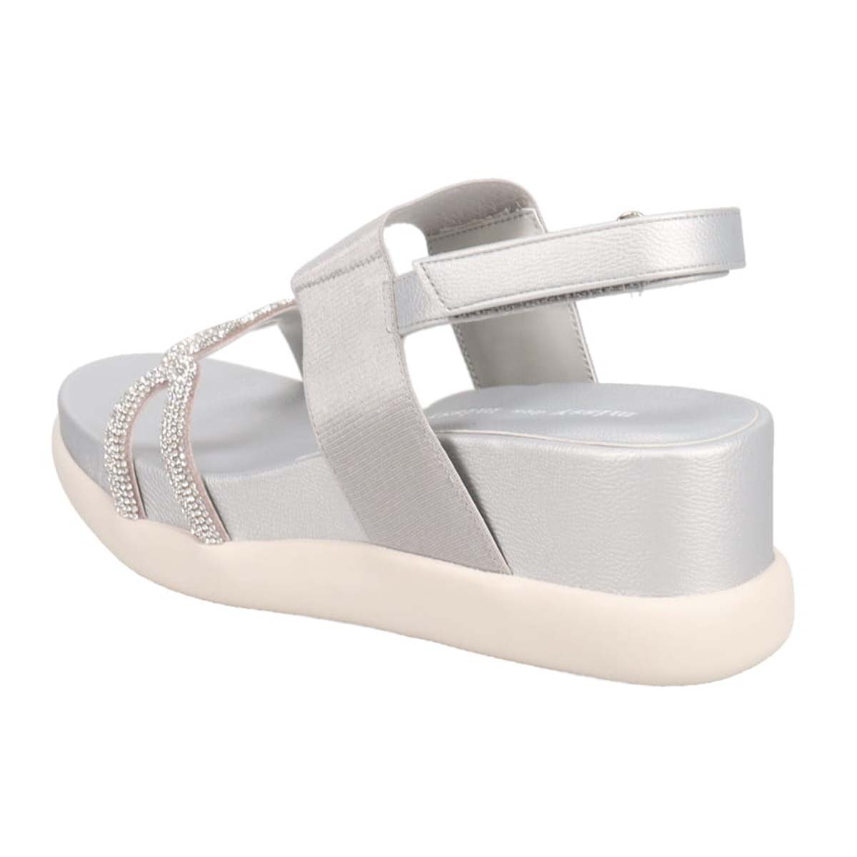 ミッシーデミッシー missy des missy ウェッジヒールサンダル　MMD8001 SILVER M　(23.0～23.5)