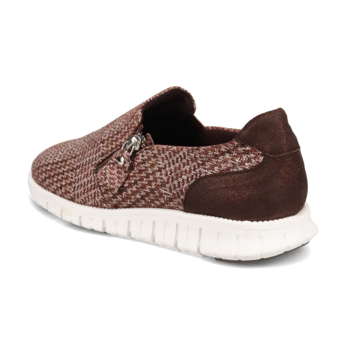 ミッシー デ ミッシー missy des missy 軽量スリッポンスニーカー　MMD9686 BROWN-PR 23.0