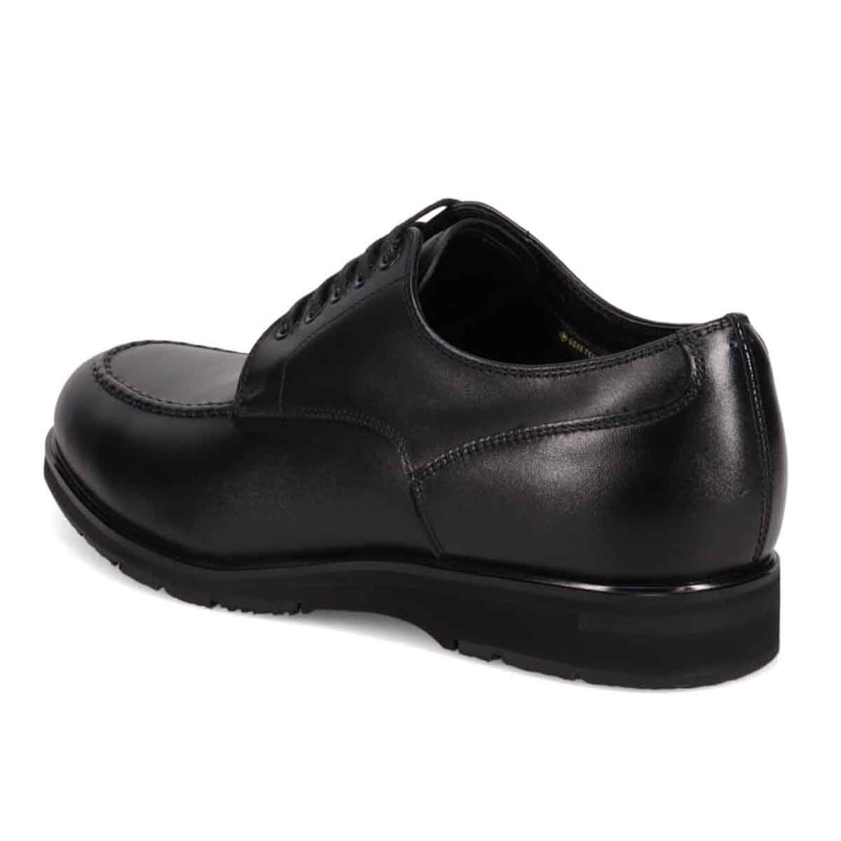 【GORE-TEX×防滑】madras Walk「Recovery Shiatsu Insole」搭載　指圧効果により血行をよくする。ゴアテックス搭載  防滑  幅広4E ラウンド 外羽根ユーチップドレスカジュアルシューズ　MW7410HR BLACK 25.0