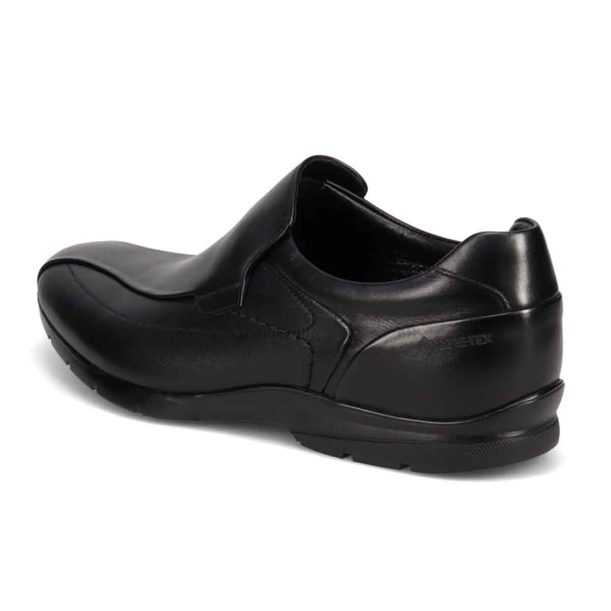 【GORE-TEX】マドラスウォーク madras Walk 「Recovery Shiatsu Insole」搭載で指圧効果により血行をよくする。　全天候快適なゴアテックススリッポン・カジュアルシューズ　MW7702R BLACK 25.0