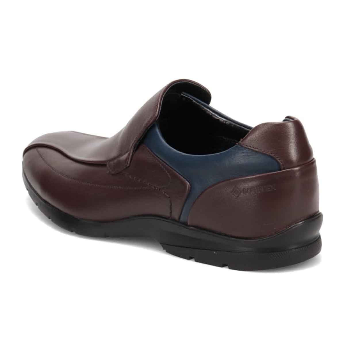 【GORE-TEX】マドラスウォーク madras Walk 「Recovery Shiatsu Insole」搭載で指圧効果により血行をよくする。　全天候快適なゴアテックススリッポン・カジュアルシューズ　MW7702R D-BROWN/NAVY 25.0