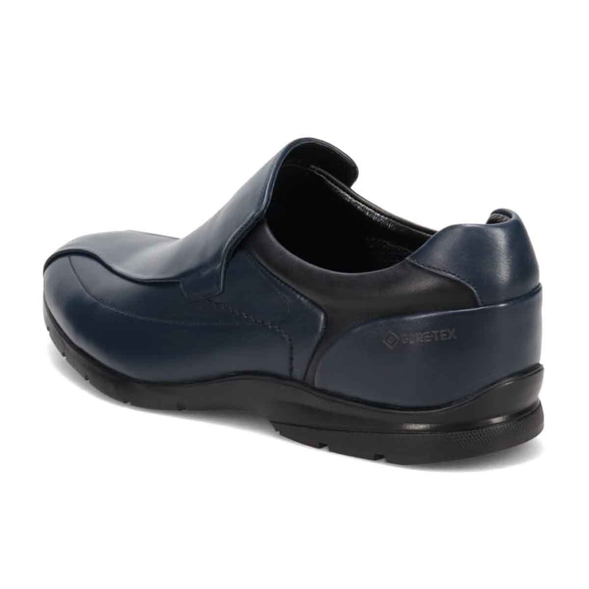 【GORE-TEX】マドラスウォーク madras Walk 「Recovery Shiatsu Insole」搭載で指圧効果により血行をよくする。　全天候快適なゴアテックススリッポン・カジュアルシューズ　MW7702R NAVY/BLACK 25.0