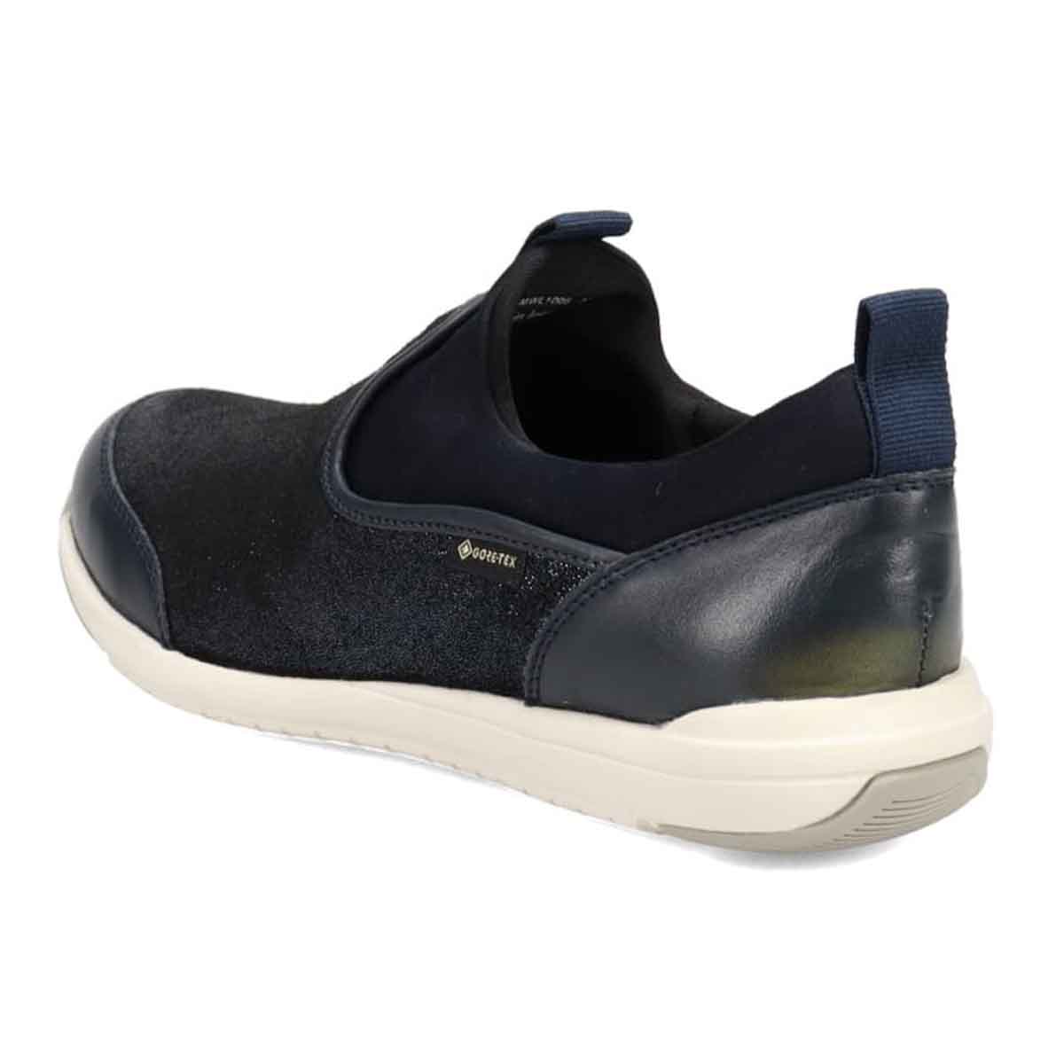 【GORE-TEX】マドラスウォーク madras Walk 「Recovery Shiatsu Insole」搭載で指圧効果により血行をよくする。スニーカー感覚で普段履きにもピッタリ！ さまざまなスタイルにも合うスリッポンスニーカー  MWL1006R NAVY-M 23.0