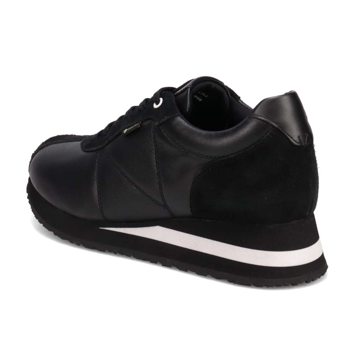 【GORE-TEX】マドラスウォーク madras Walk 「Recovery Shiatsu Insole」搭載で指圧効果により血行をよくする。防水・透湿機能 ナイロンスニーカー　MWL1030AR BLACK 23.0