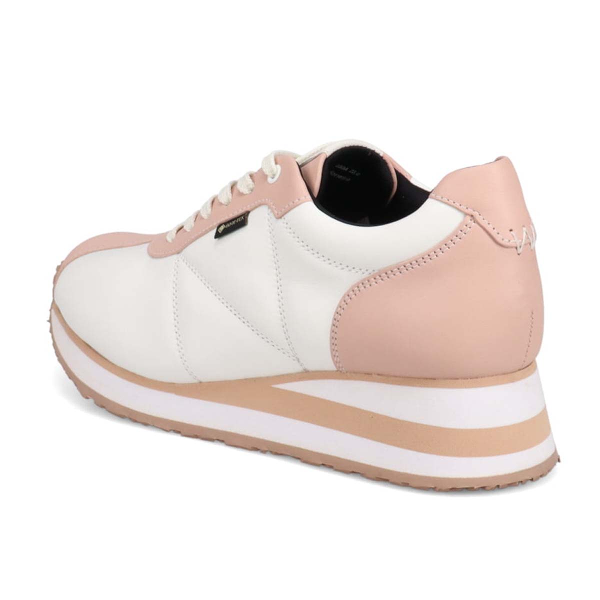 【GORE-TEX】マドラスウォーク madras Walk  防水・透湿機能 ナイロンスニーカー　MWL1030A WHITE/PINK 23