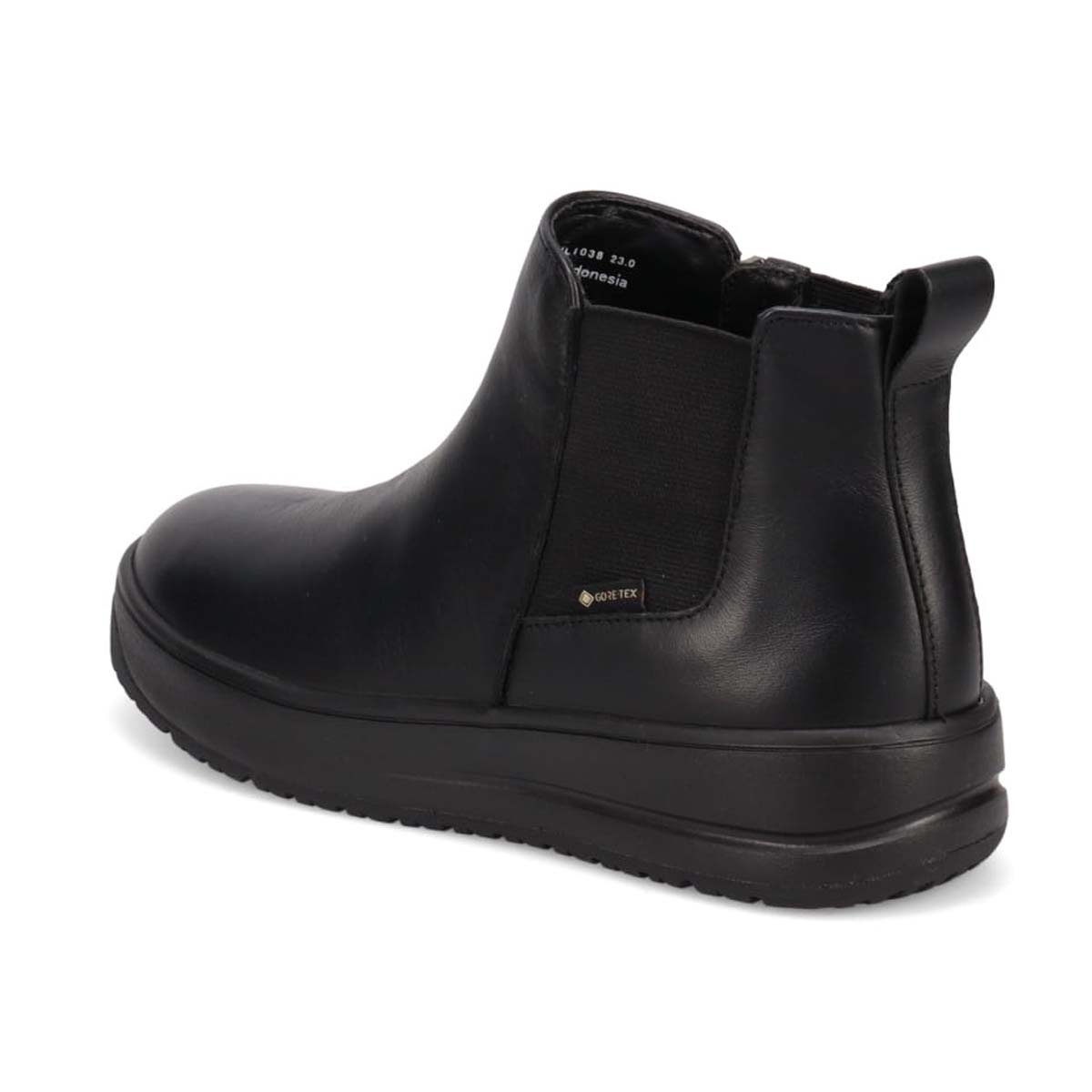 【GORE-TEX】マドラスウォーク madras Walk 「Recovery Shiatsu Insole」搭載　指圧効果により血行をよくする。 防滑×防水　サイドゴアショートブーツ　MWL1038R BLACK 23.0
