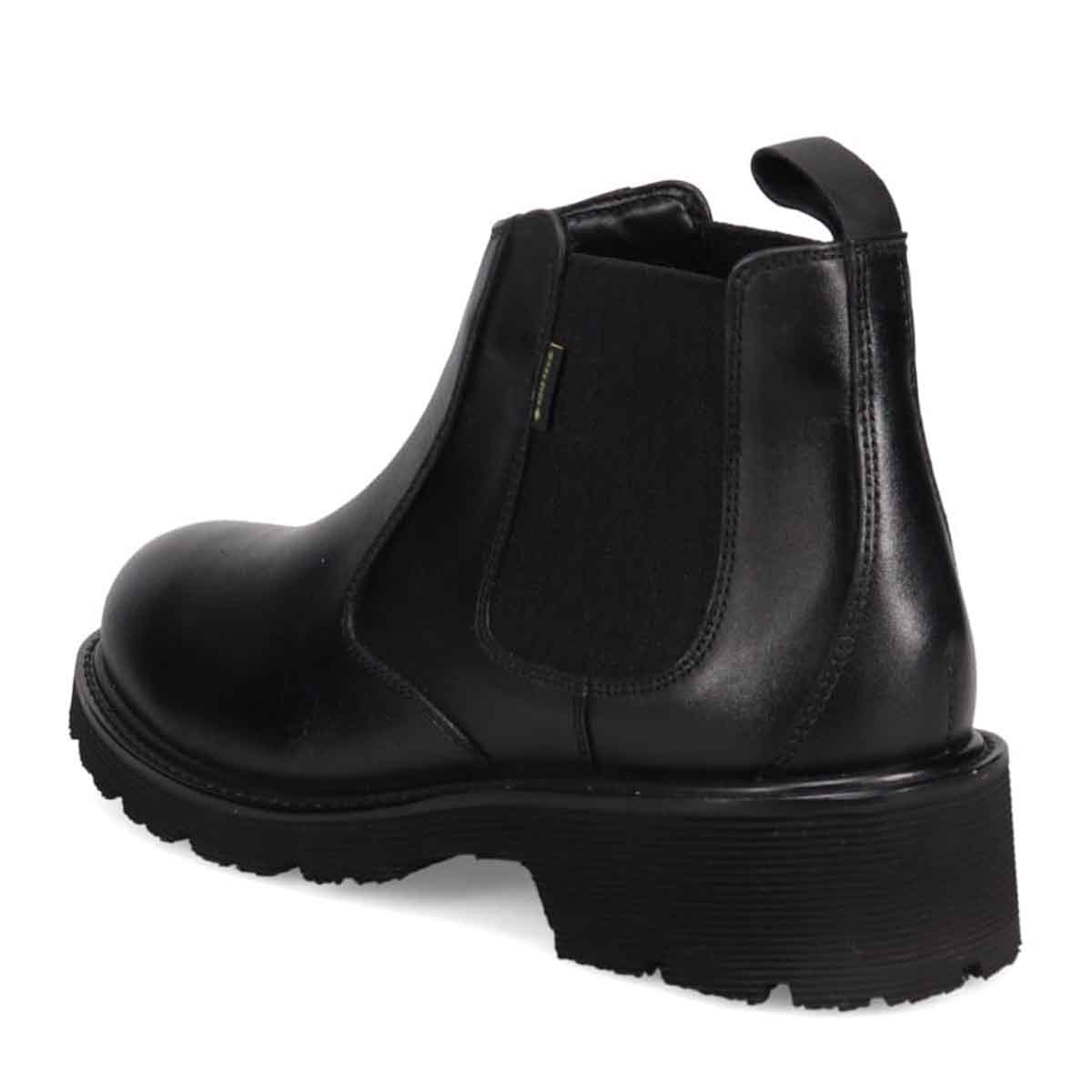 【GORE-TEX】マドラスウォーク madras Walk 「Recovery Shiatsu Insole」搭載　指圧効果により血行をよくする。防滑×防水　4.5cmヒールのタンクソールサイドゴアブーツ MWL1048R BLACK 23.0