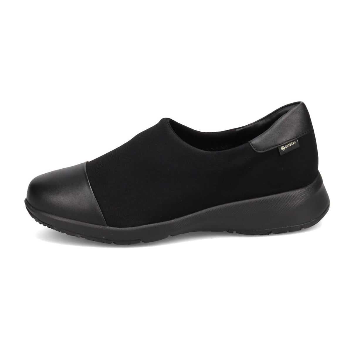 【GORE-TEX】マドラスウォーク madras Walk 「Recovery Shiatsu Insole」搭載で指圧効果により血行をよくする。　防水・透湿機能を兼ね備えたゴアテックス・ストレッチシューズ　MWL1201R BLACK 23.0