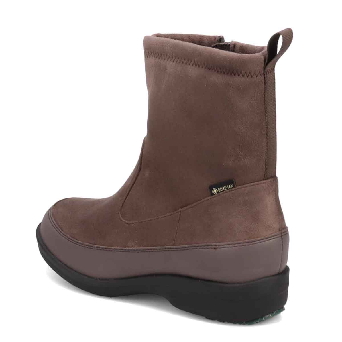【GORE-TEX】マドラスウォーク madras Walk 「Recovery Shiatsu Insole」搭載　指圧効果により血行をよくする。防水 防滑 3.0cmヒールのシンプルショートブーツ MWL4010R GRAY 23.0